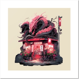 Japanese Dragon Posters and Art